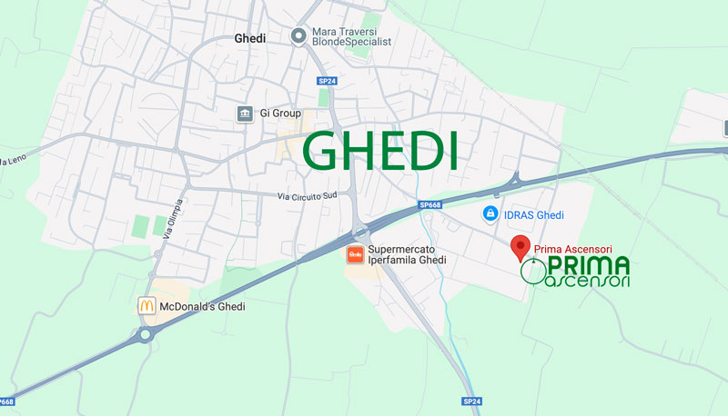 Prima Ascensori è a Ghedi (Brescia)